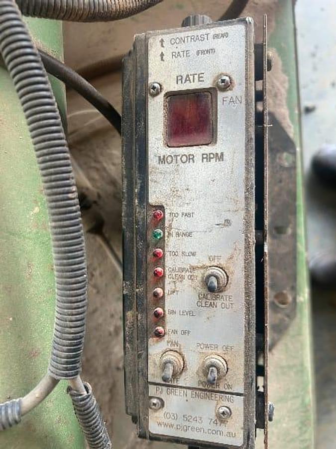 Used 2009 Celli FRANGOR 3m Rotary Tiller with PJ Green Air Seeder