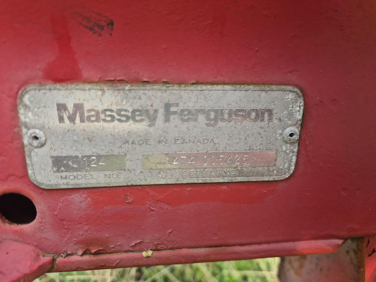 Used Massey Ferguson  124 Small Square Baler
