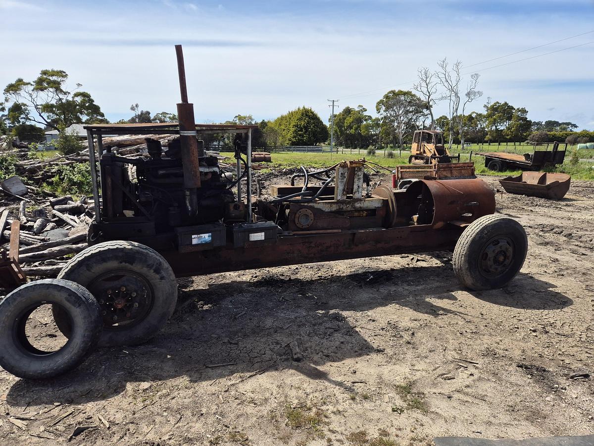 Used Homemade Log Splitter