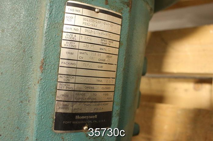Used Honeywell 851900-1B202A4-19-PSB1-AAA 8" Control 3-Way Valve #35730