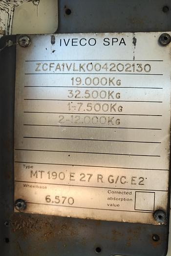 Usado 1998 IVECO Eurotech 190E27 R curtainsider