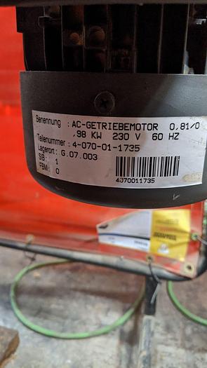 Used Butfering Optimat STO 111 43'' X 75'' Single Head Wide Belt Sander