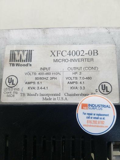 Used WOODE E-TRAC A/C INVERTER XFC4002-OB Missing Cover