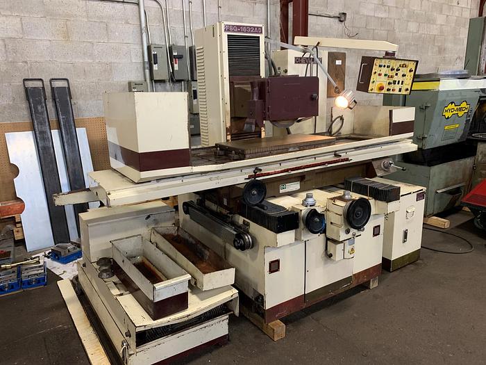 Used 16" X 32" CHEVALIER, FSG-1632AD, FULLY AUTOMATIC HYDRAULIC SURFACE GRINDER