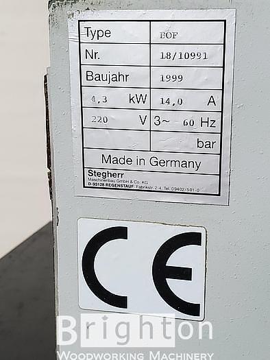 Used 1999 Stegherr BOF Used Arch Moulder #BM2292