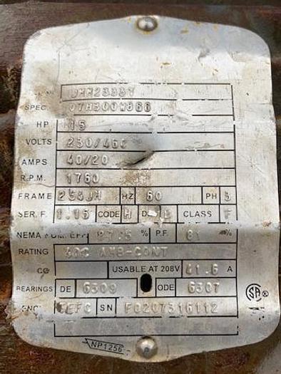 Used Goulds 4'' x 3'' Mild Steel Centrifugal Pump