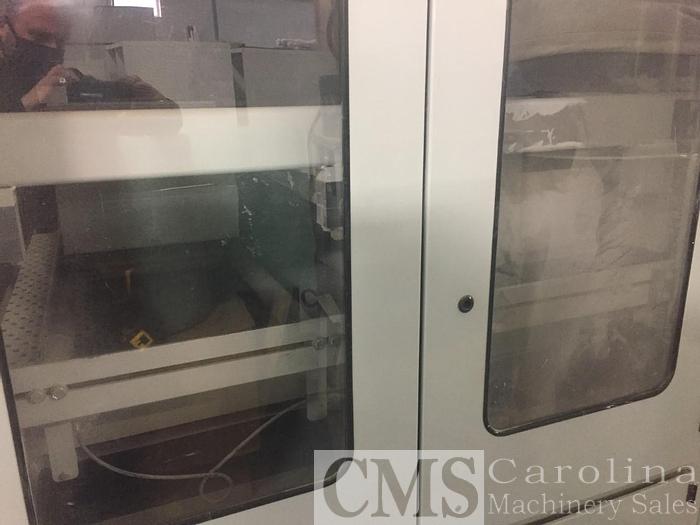 Used 2004 Unisanding Cross Sander with Doucet Return Conveyor