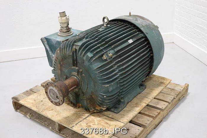 Used Reliance 01MAF95011 G001SW 125 Hp, 1190 Rpm, 460 Volt Ac Motor #33768