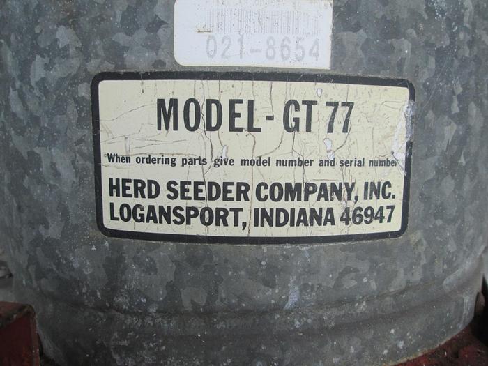 Used Herd Broadcast Seeder/Spreader