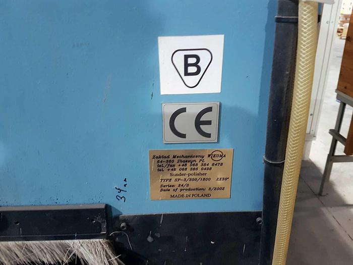 Used 2002 Wikoma SP-3 Brushing machine
