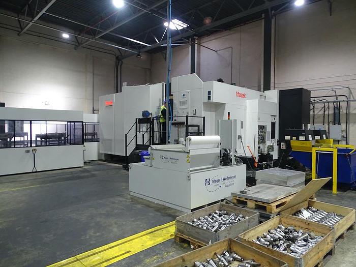 Used 2016 Mazak 3 x HMC Nexus 10800-Il with a Palletech 24