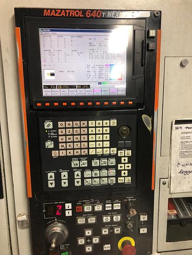 Used BRUGT CNC DREJEBÆNK FABRIKAT MAZAK, MODEL QTN 250 MSY