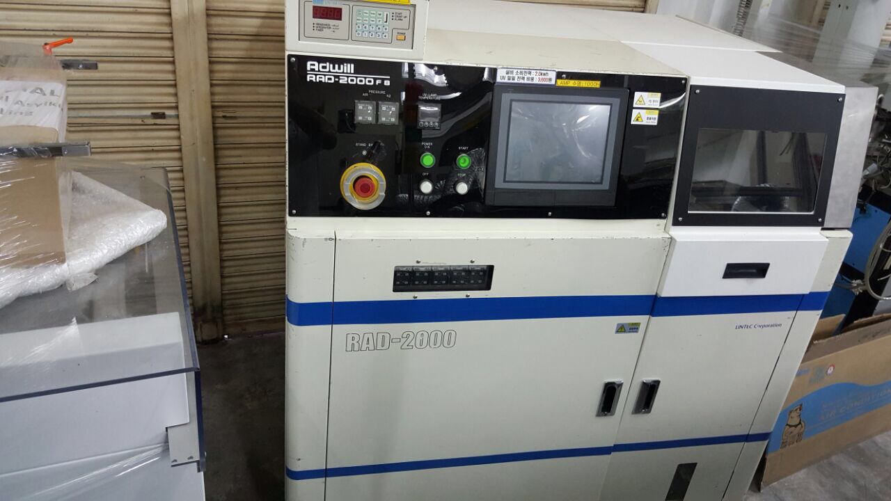 Used 2007 Lintec   RAD-2000 F/8 UV Irradiator