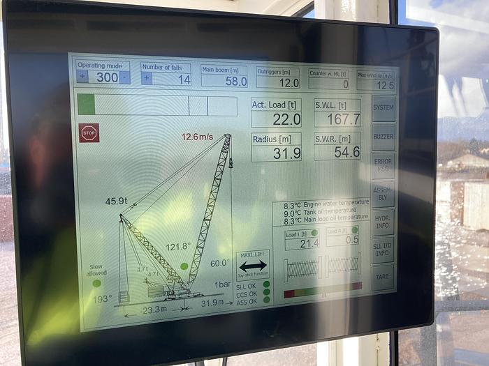 Used GOTTWALD HEAVY MOBILE SLEWING CRANE