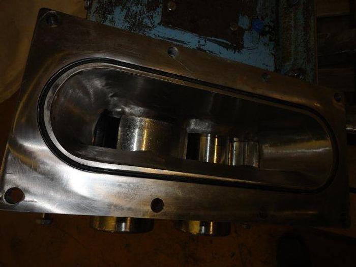 Used Waukesha/Cherry Burrell Positive Displacement Pump, Size 324, 6" in and out