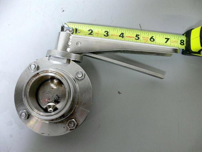 Used Waukesha Cherry-Burrell Butterfly Valve 2"