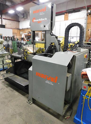 Used Marvel CNC Vertical Tilt Frame Bandsaw Touchscreen 60 F2150TS2