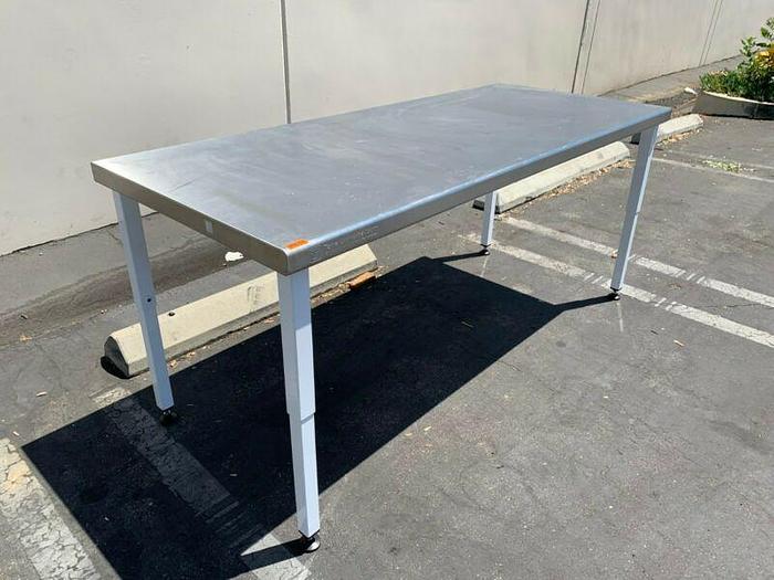 Used Terra Universal 30" x 72" x 32" Stainless Steel Heavy Duty Work Table