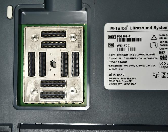Used Sonosite M-Turbo Portable Ultrasound Machine with Mini-Dock M-Series, P08189-81, P10401-02