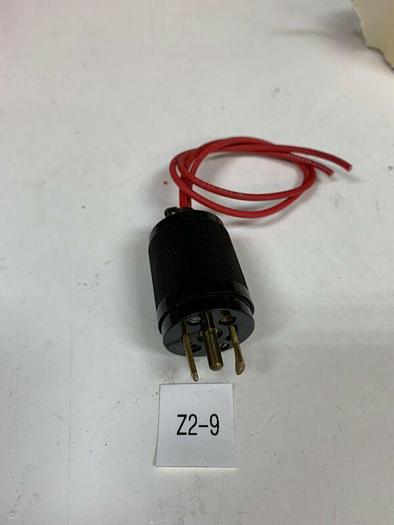 Used Hubbell HBL7485V Midget Twist-Lock Locking Plug 15A 125/250V ML-3P 3-Wire. *USED