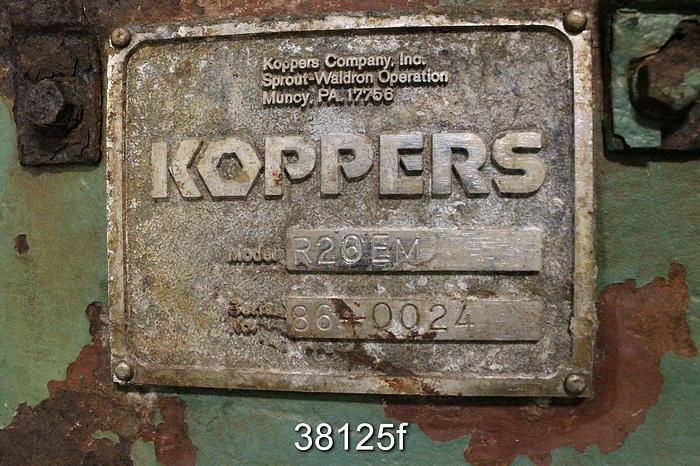 Used Sprout Waldron R20EM Refiner #38125