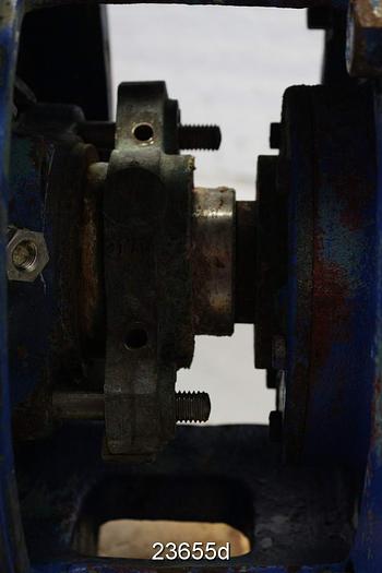 Used Goulds 3175 Power End, 3175S, 3X6X14, 2-Vane Impeller, 12" Impeller Diameter, Stainless Steel Impeller, Ductile Iron Suction Side Plate, Packing #23655