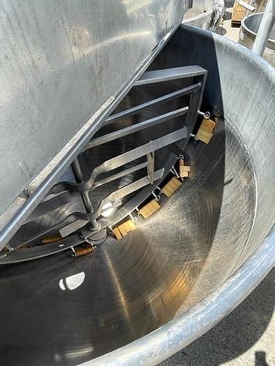Used 500 GALLON HAMILTON SINGLE MOTION KETTLE - S/S - JACKETED