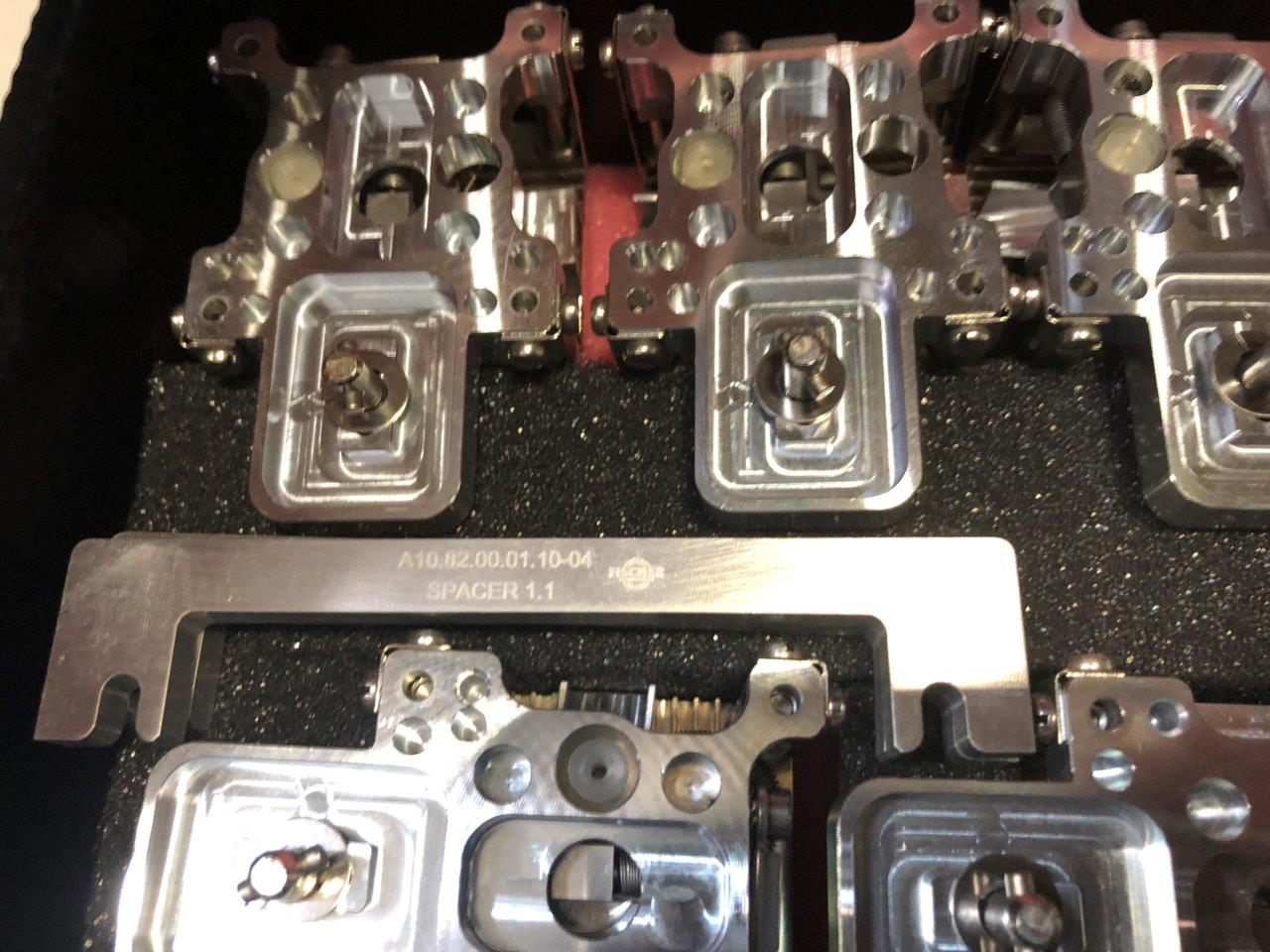 Used Multitest MT9510 Mini kit 120 BGA 7x7x1.2mm Test Handler Kit