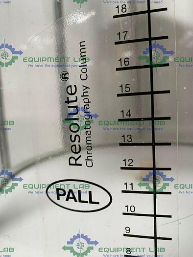 Used Pall 380/340 Resolute Chromatography Column 55 Liter Capacity w/ 2" Outlets