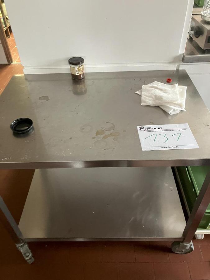 Used NN Fahrbarer Edelstahltisch