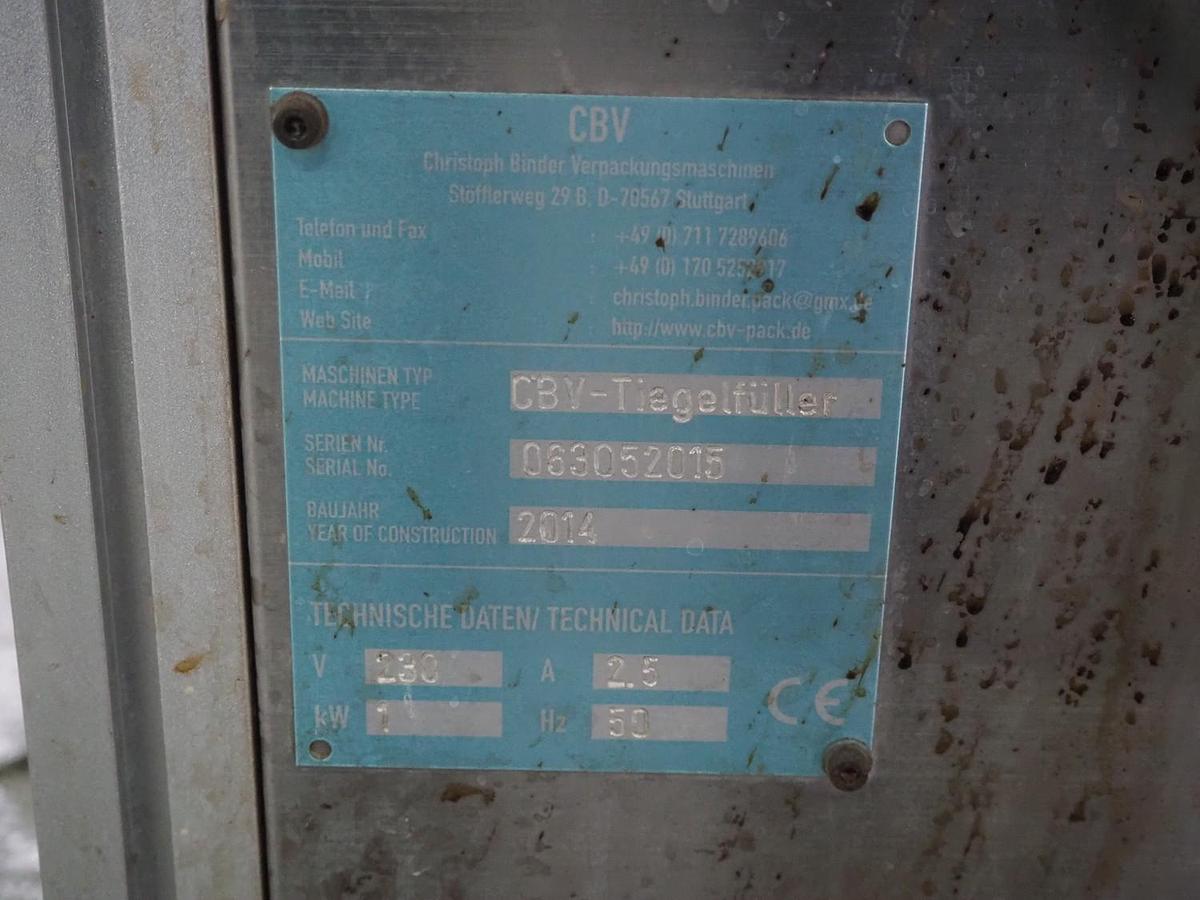 Gebraucht 2014 CBV Tiegelfüller