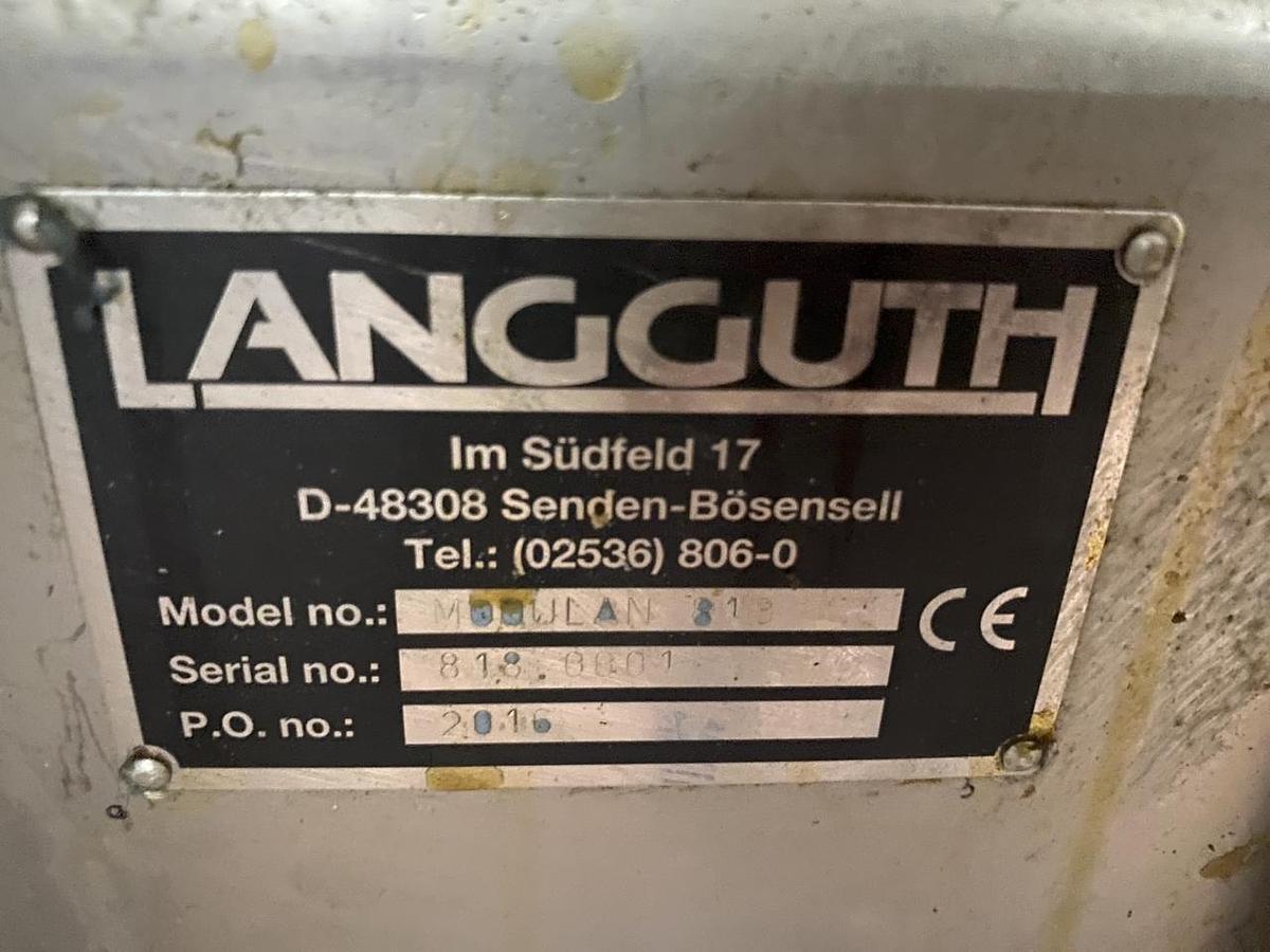Used 2016 Langguth Modulan 819 Etikettiermaschine (Heißleim)
