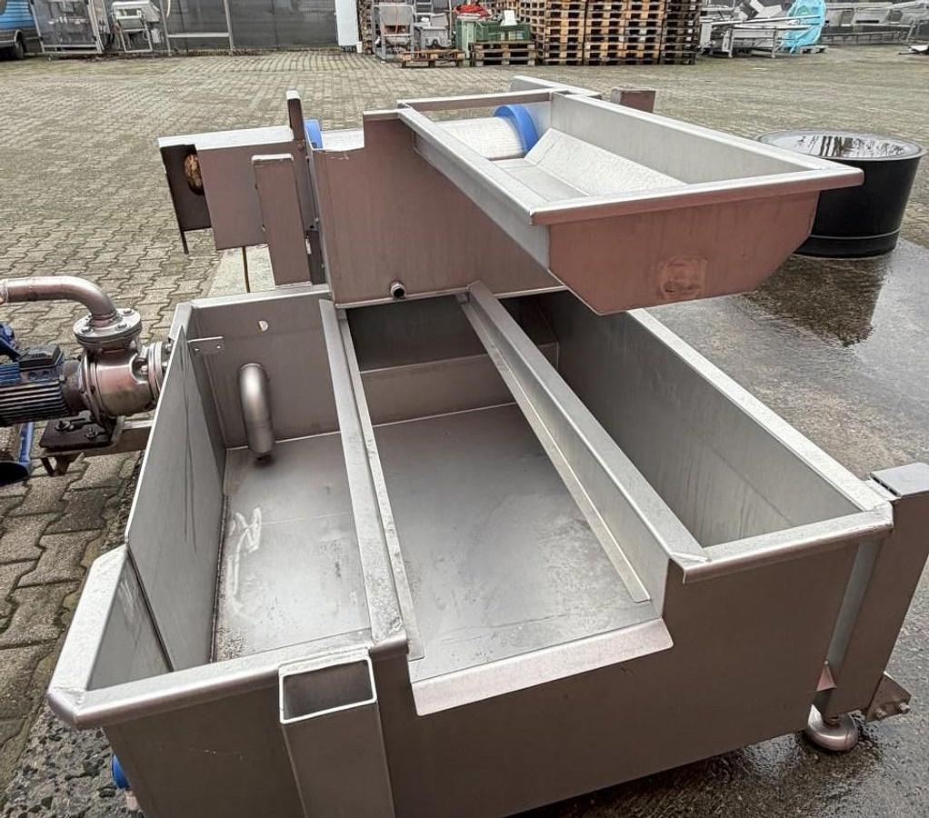 Gebraucht Trommelsiebanlage zur Abwasserreinigung bis 30 m³/h, Edelstahl