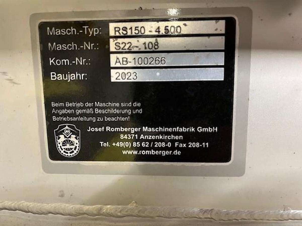 Gebraucht 2023 Josef Romberger Maschinenfabrik Schneckenförderer für Trockenstoffe