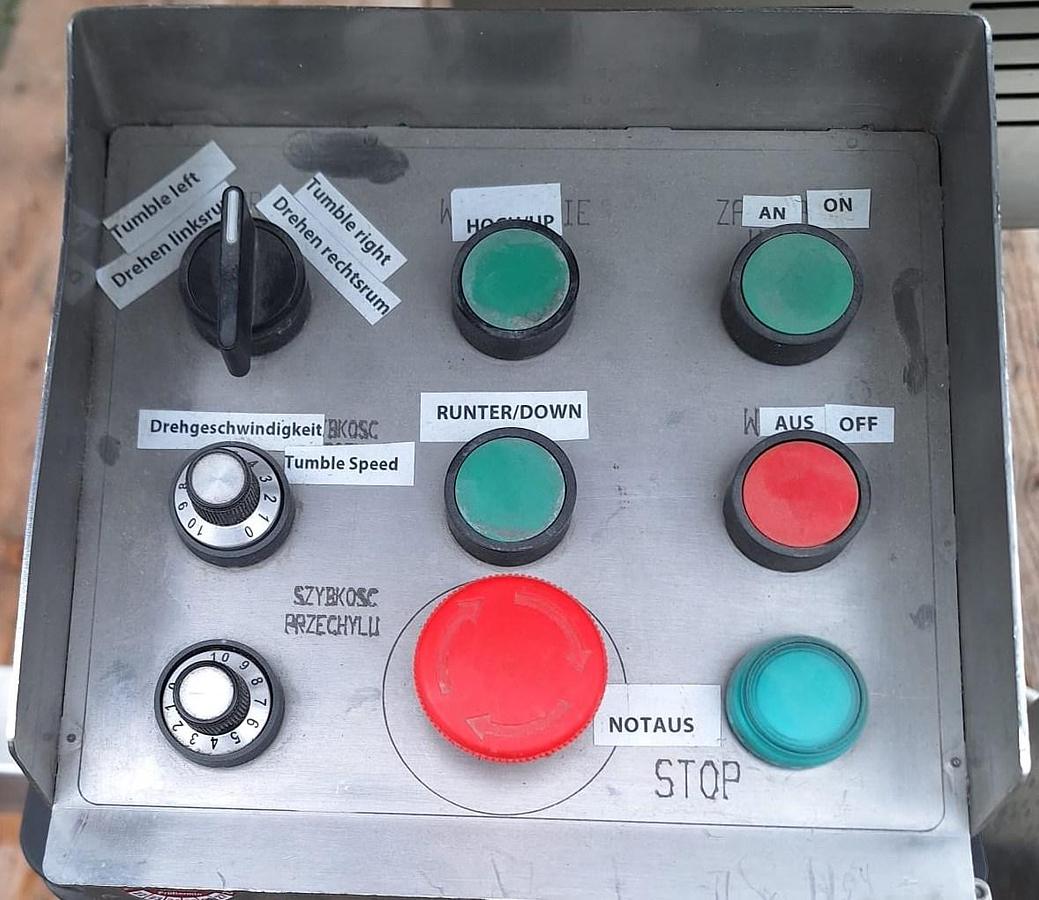 Gebraucht Alistar Europe AE600 Trommelmischer Edelstahl, kippbar, ca. 300 l, neue Trommel 2025