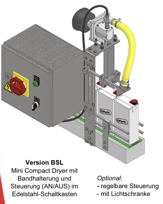 2026 Florin GmbH Mini Compact Dryer Gebläse-Trocknungssystem