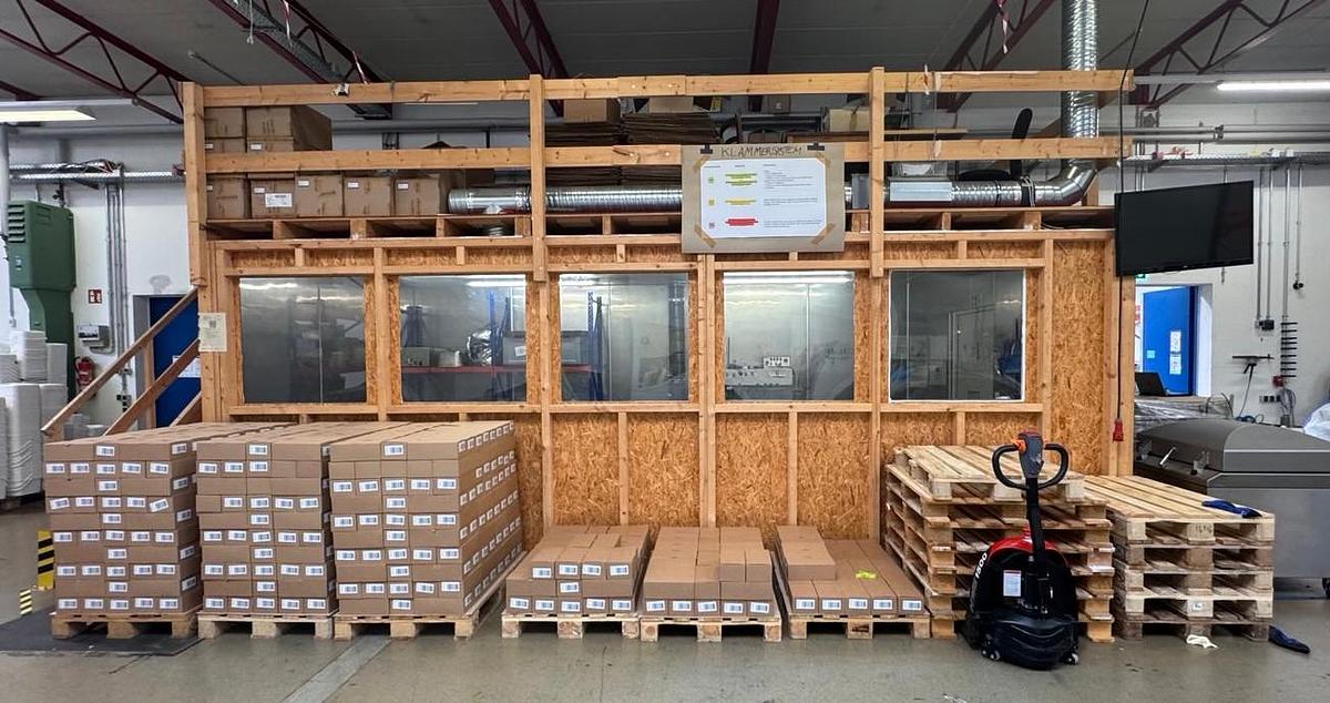 Used 2020 Sortimo lebensmitteltauglicher Reinraum, ideal für Abfüllarbeiten