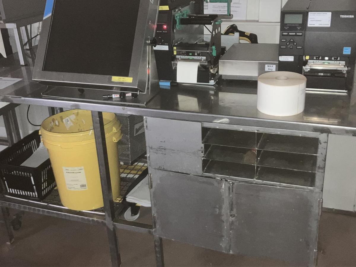 Used NN Edelstahltisch
