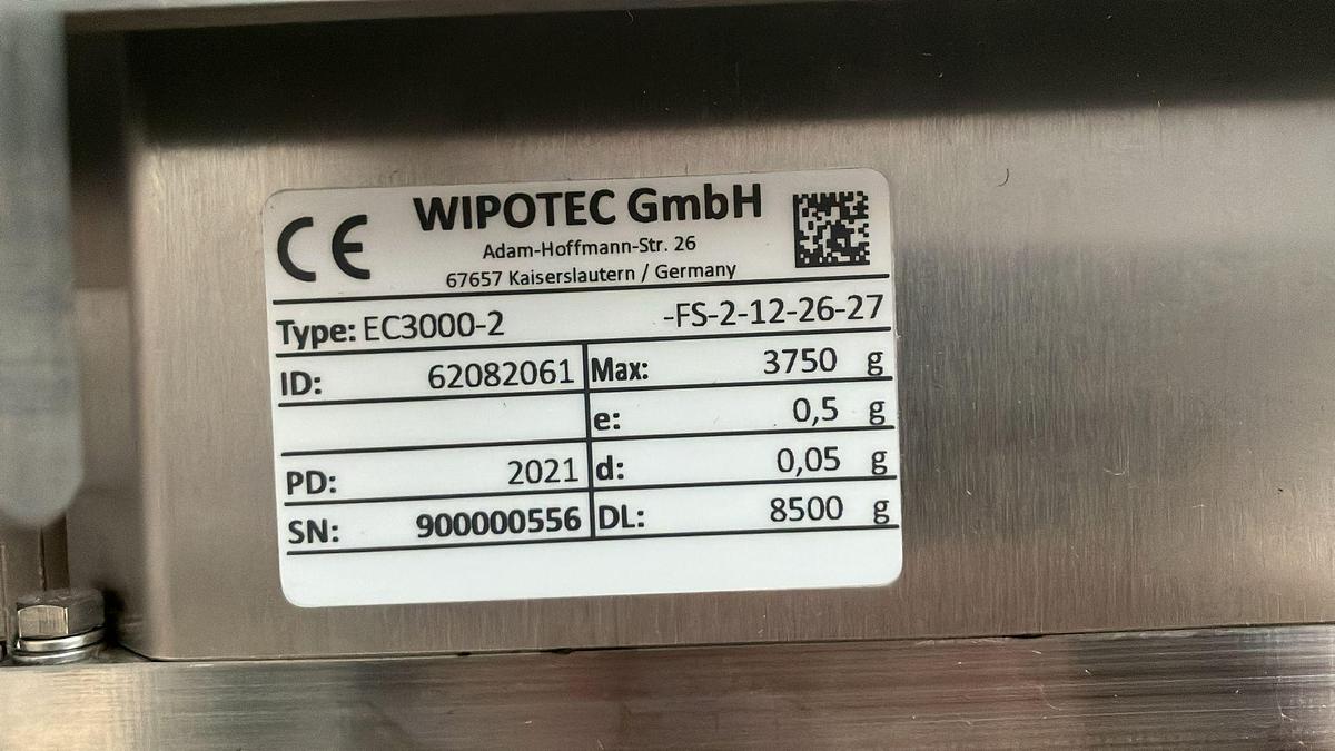 2021 Wipotec-OCS  Checkweigher HC-A-VA