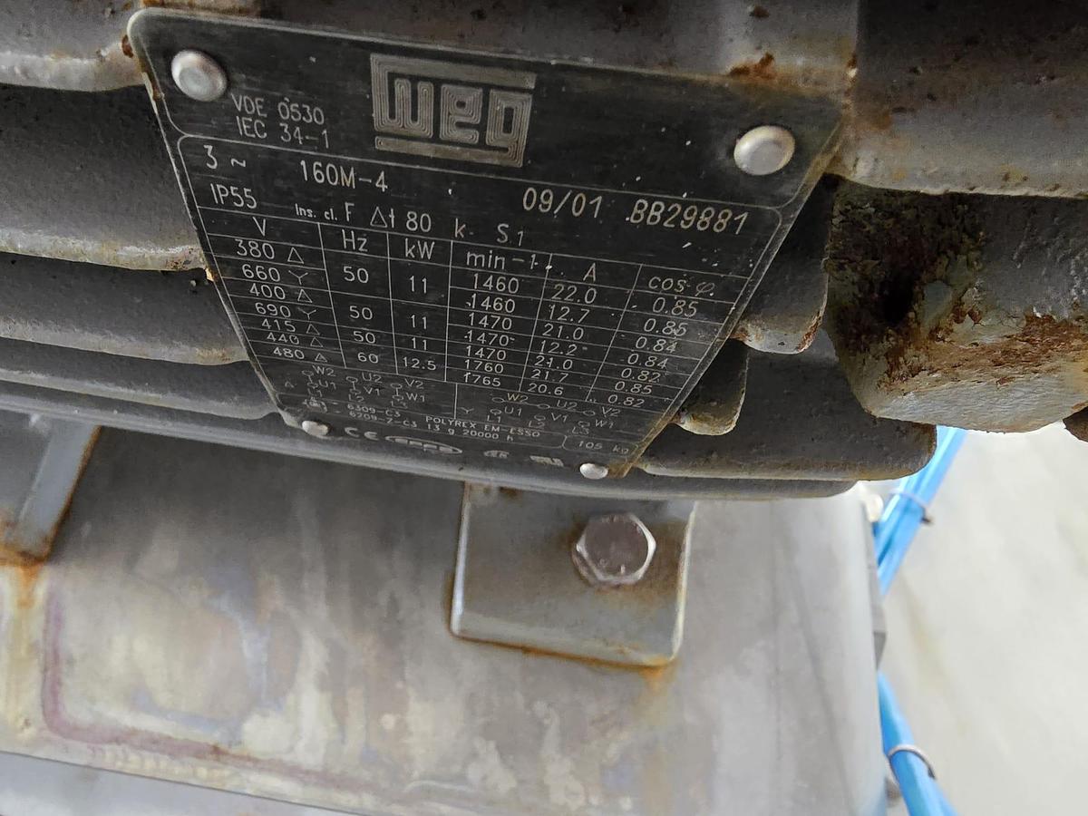 Used 2002 CFS Unimix 1000 Doppelwellenpaddelmischer