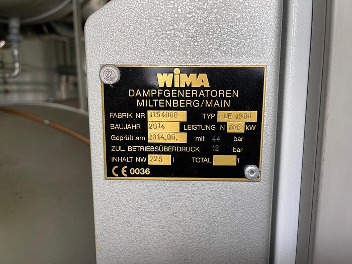 Gebraucht 2014 WIMA Schnelldampferzeuger GDE 1500