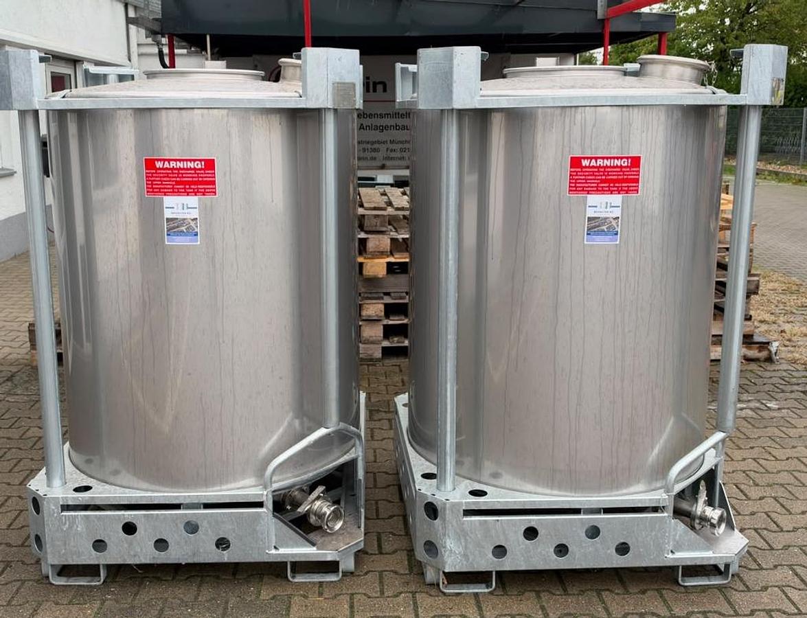 Gebraucht 2023 Behälter KG Bremen 2x Edelstahl-IBC / Lagertank 1.251 ltr