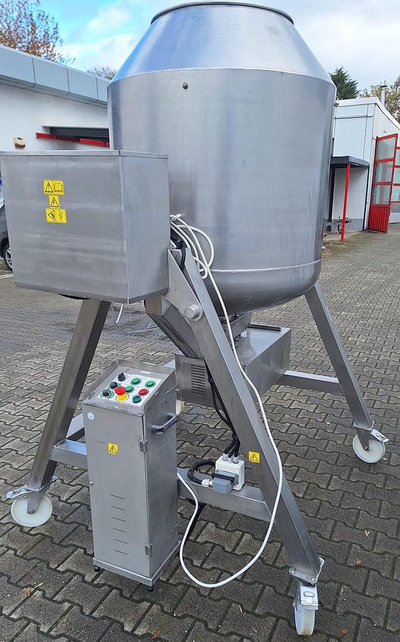 Gebraucht Alistar Europe AE600 Trommelmischer Edelstahl, kippbar, große Trommel (ca. 600 ltr) 1.000 x 1.200 mm