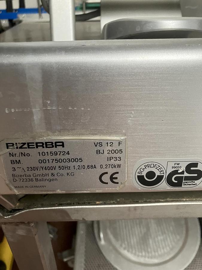 Used 2005 Bizerba VS12F