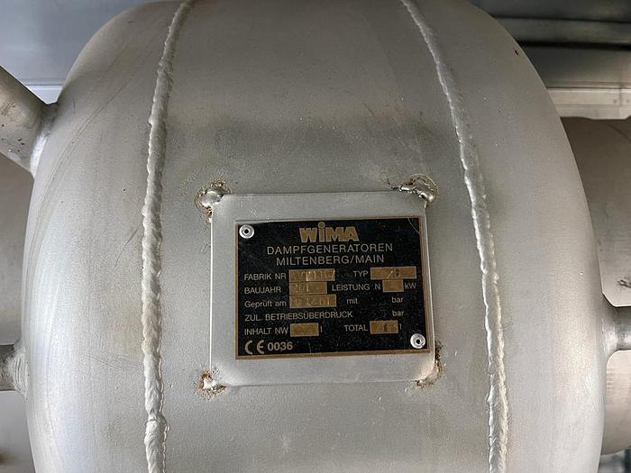 Gebraucht 2014 WIMA Schnelldampferzeuger im Container GDE 1500