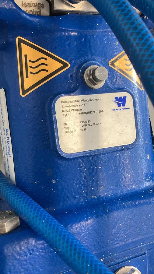 Gebraucht 2020 Pumpenfabrik Wangen TWIN NG 70.43-1