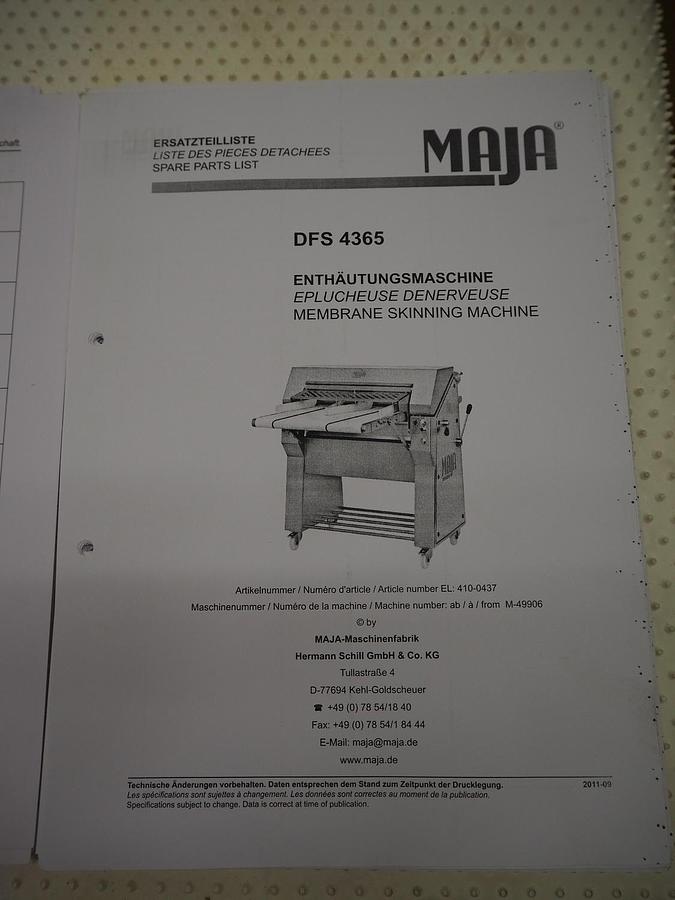 Gebraucht 2011 Maja DFS 4365/PA