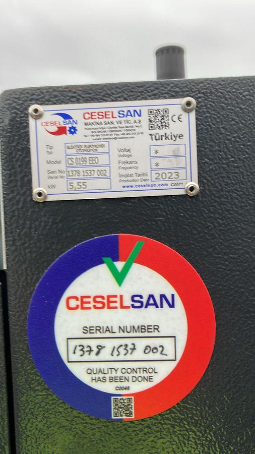 2023 Ceselsan Industrie-Röstofen für Nüsse, Saaten & Snacks CS 2500 KF Plus