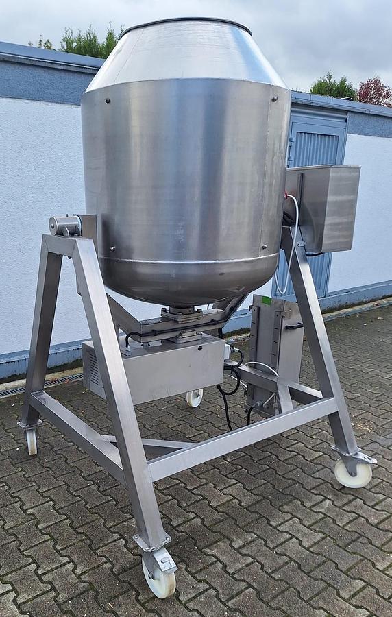 Gebraucht Alistar Europe AE600 Trommelmischer Edelstahl, kippbar, große Trommel (ca. 600 ltr) 1.000 x 1.200 mm
