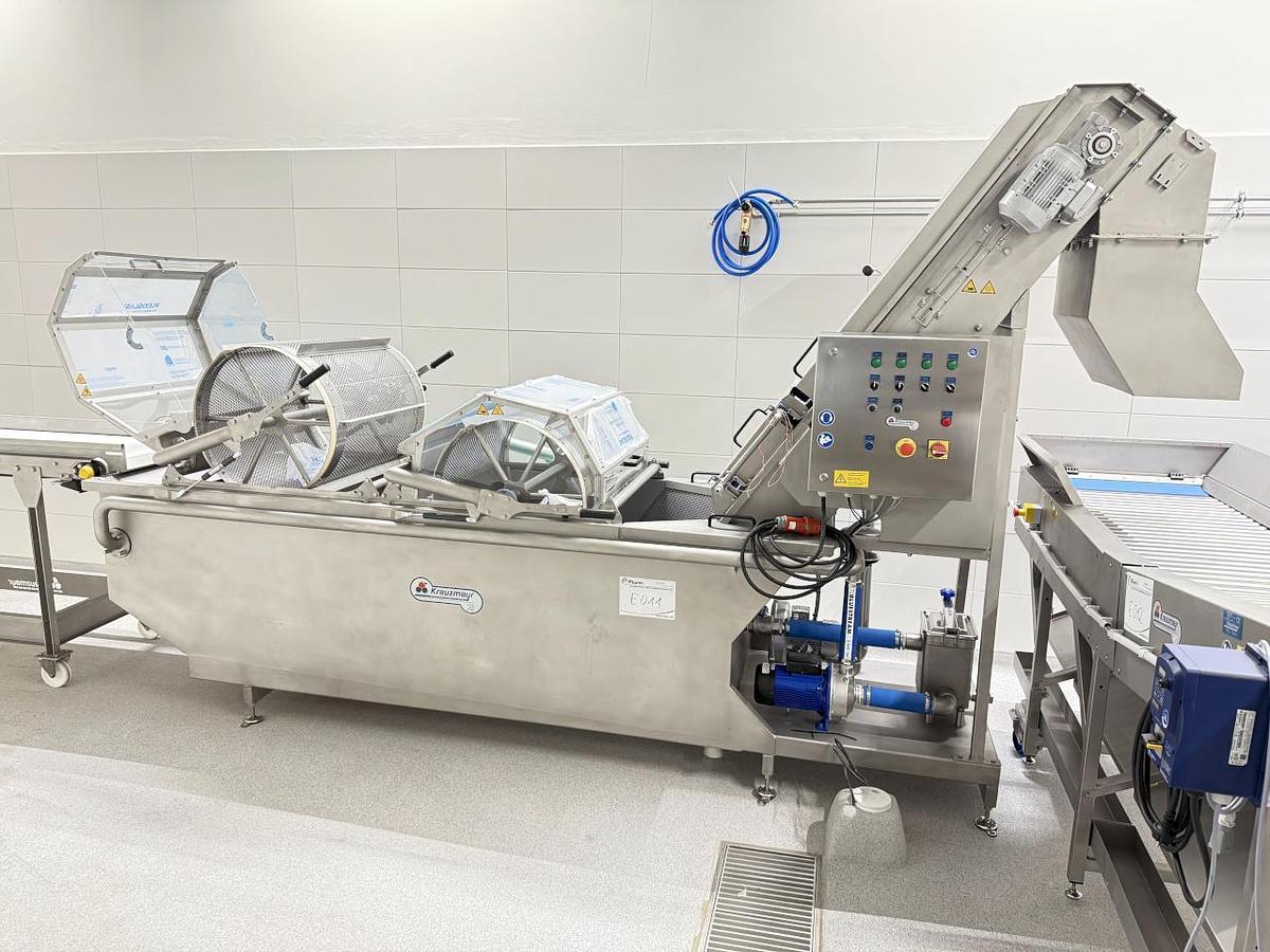 New 2025 Kreuzmayr KWE5500 Gebläsewaschmaschine mit Schrägförderer,